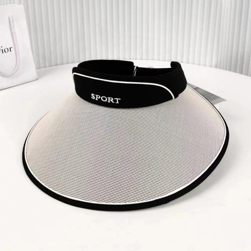 Summer Sunscreen Big Eaves Straw Woven Empty Top Hat Children's Versatile Travel UV Protection Sun Hat