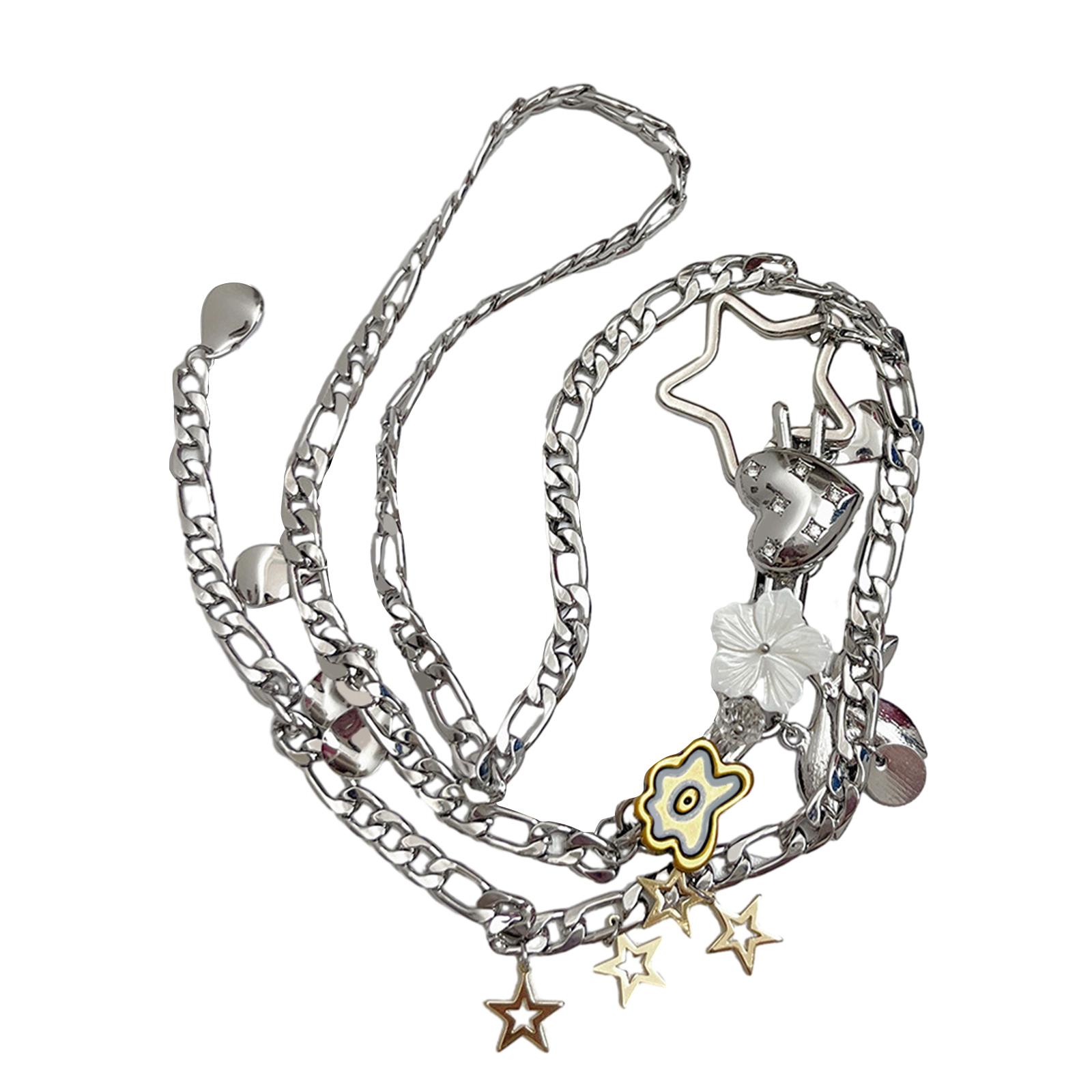 

Женская подвеска Поясная цепочка Ремень Регулируемая цепочка для тела и живота Металлическая серебристая поясная цепочка для женского платья серебряный