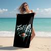proof beach towel with Philadelphia Eagles LOGO pattern - soft,absorbent,quick-drying,machine washable - perfect for swimming,camping,bathing