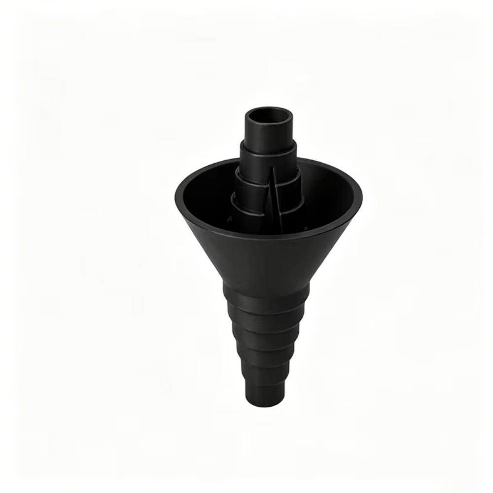 No Waste Liquid Transfer Funnel Retractable Dispensing Refill Funnel  Household чёрный