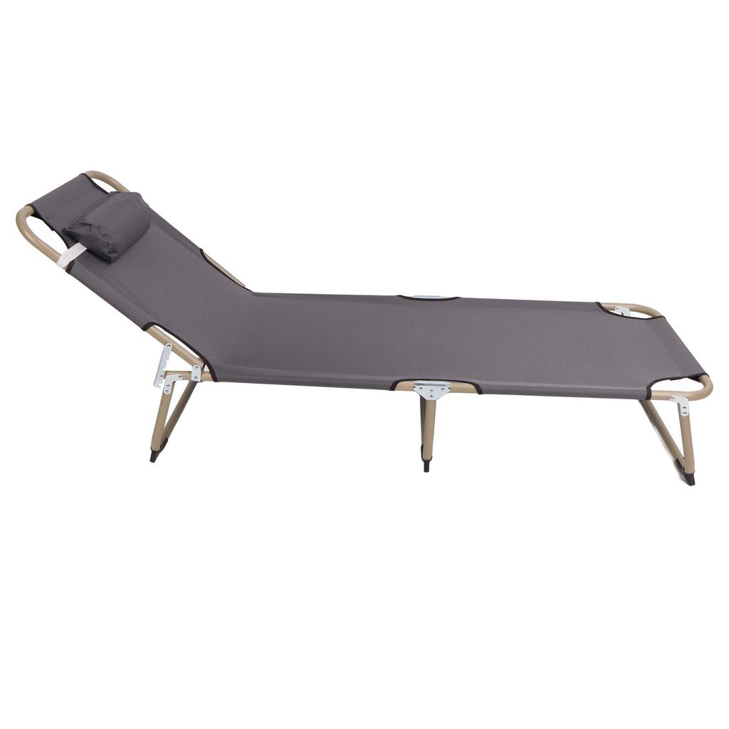 Camping Cots with Pillow Alloy Waterproof Comfortable Adjustable Sleeping Bed Cot for Camping Pool