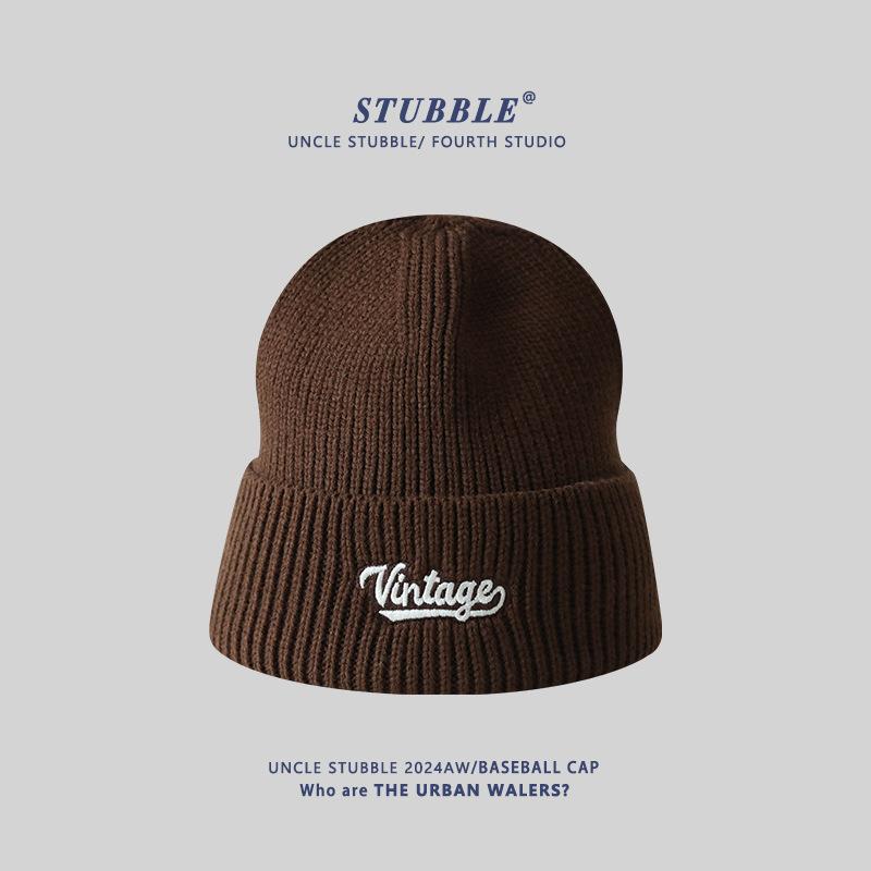 

Knitted Hat for Men and Women A Trendy Brand for Winter Warmth and Ear Protection A Casual and Versatile Woolen Hat (55-61cm)