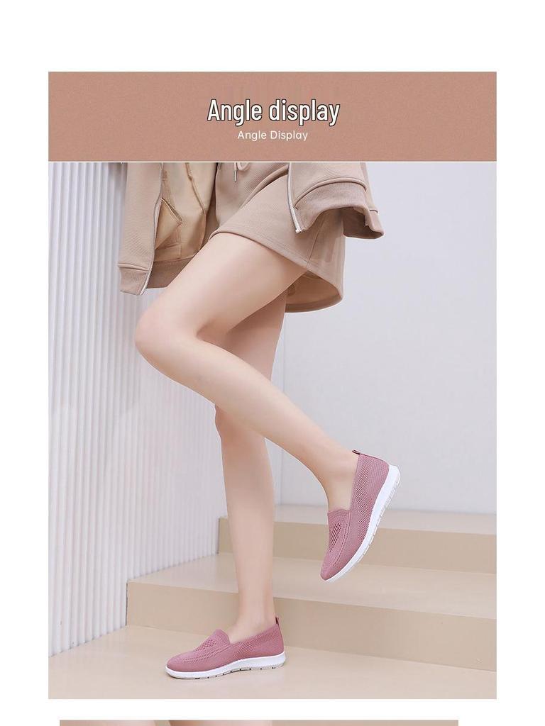 Women's 2025 Spring Lightweight Fly-Knit Mesh Flats