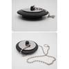 Kitchen Sink Drain Plug Rubber Sink Strainer Stopper Bathroom Tube Sink Drain Stainless Steel 1 PC