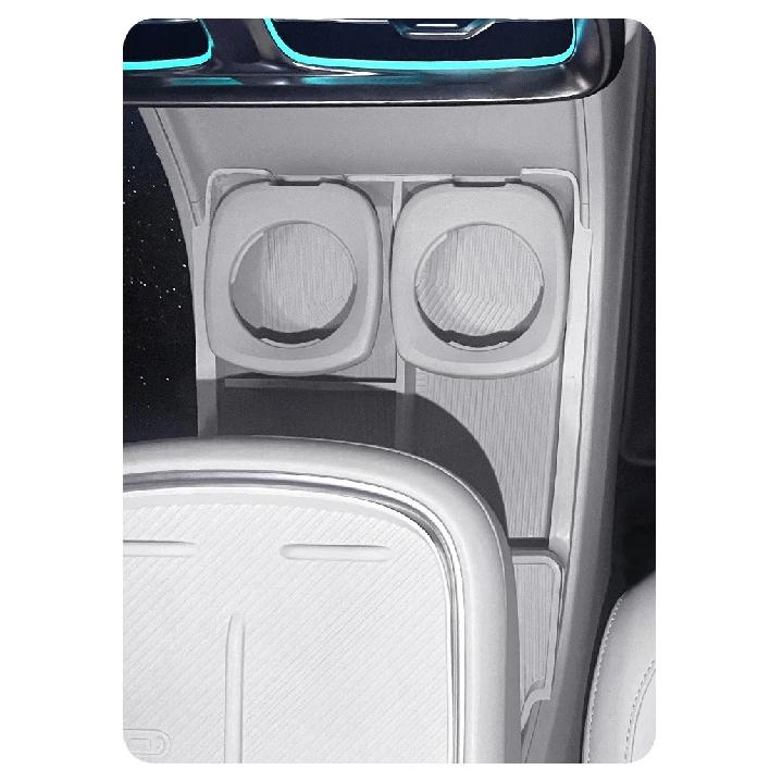 For Leapmotor B10 Car Center Console Lower Storage Box Silicone Organizer Tray Box Pad Car Modification Car Interior Accessories
