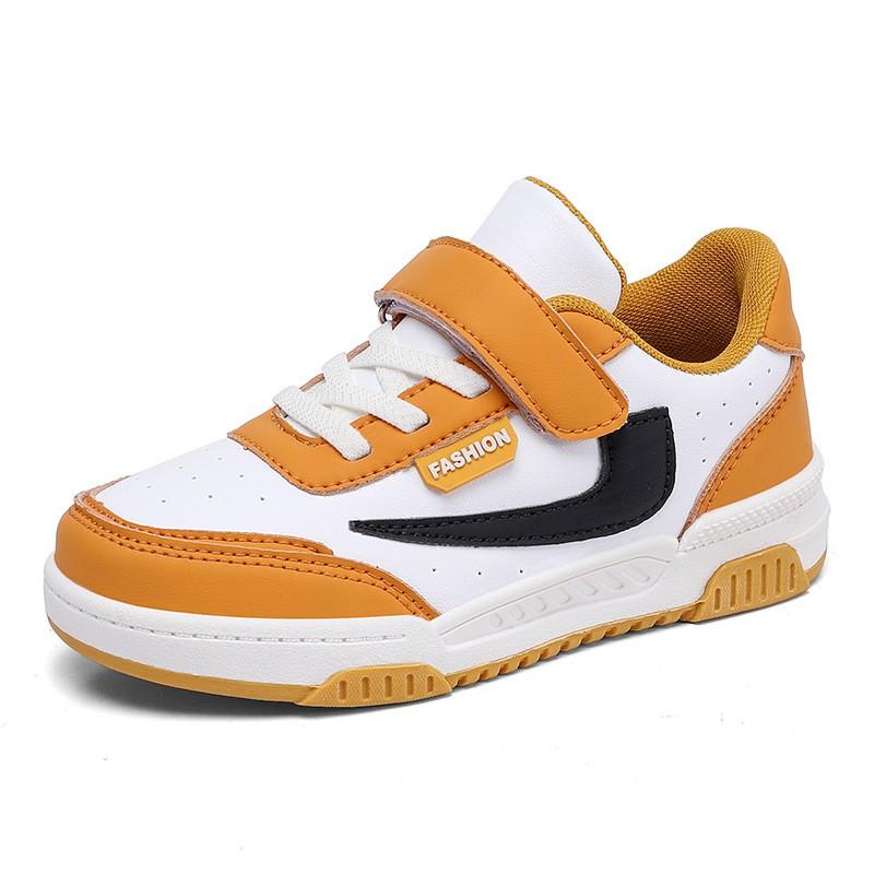 Kids Running Shoes Boys Girls Fall 2026 Lightweight Breathable Low Top Sneakers In Yellow White Black Blue Green