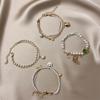 Classic Fashion Butterfly Pearl Pendant Bracelet For Women Exquisite  Lucky Cuff Bracelet Anniversary Gift Luxury Jewelry New