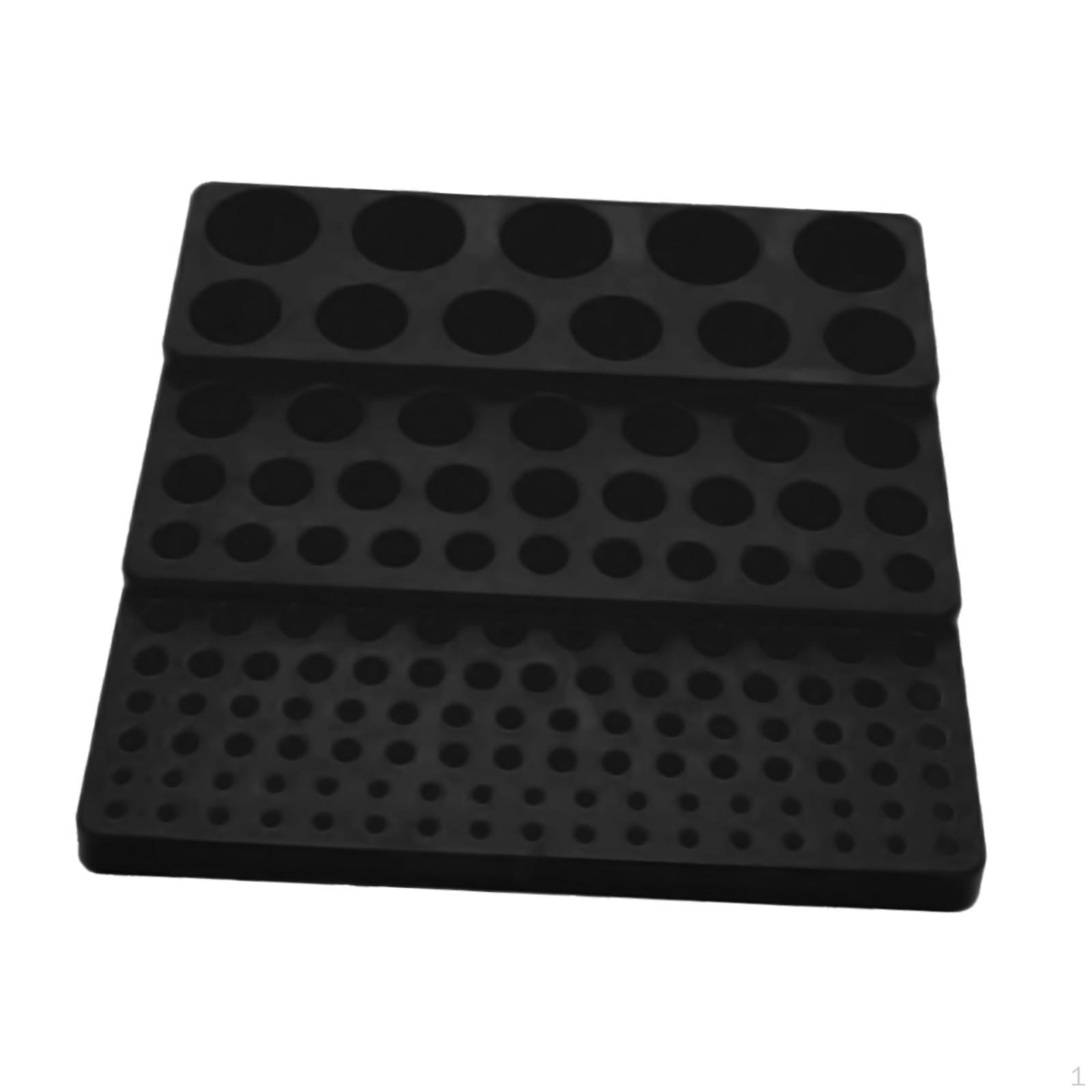 

Ящик-диспенсер для хранения фрез с ЧПУ Сверхпрочный органайзер для аксессуаров Легкий многофункциональный чёрный