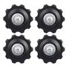 4Pcs 10T Bearing MTB Bicycle Rear Guide Wheel Road Bike -Jockey Rear Derailleur Pulley Roller For Bicycle Derailleur Repair Kit