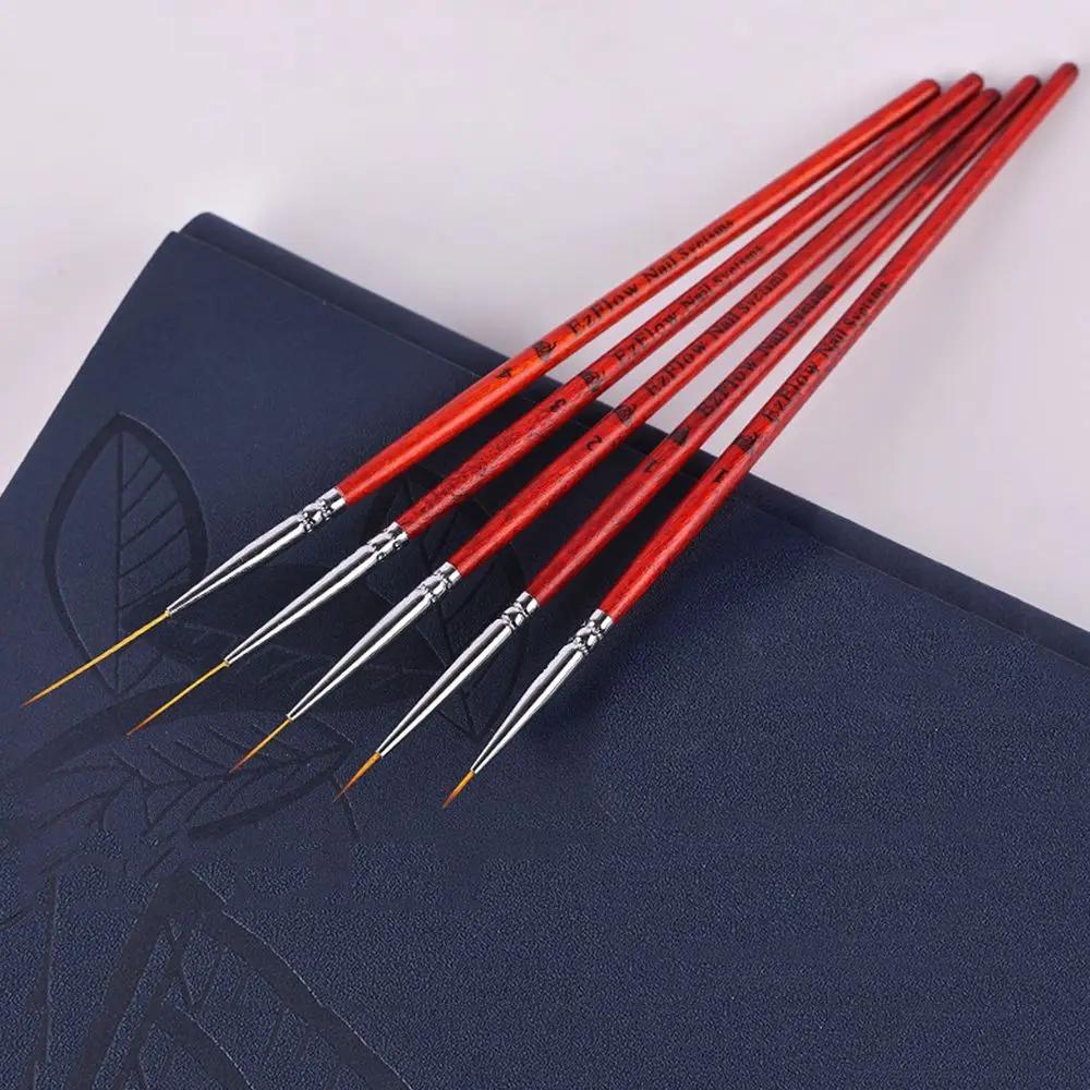 Stripes Line Painting Thin Line Drawing Manicure Pen UV Gel Pen Nail Art Pen Nail Art Liner Brushes Set Liner Drawing Pen Brush