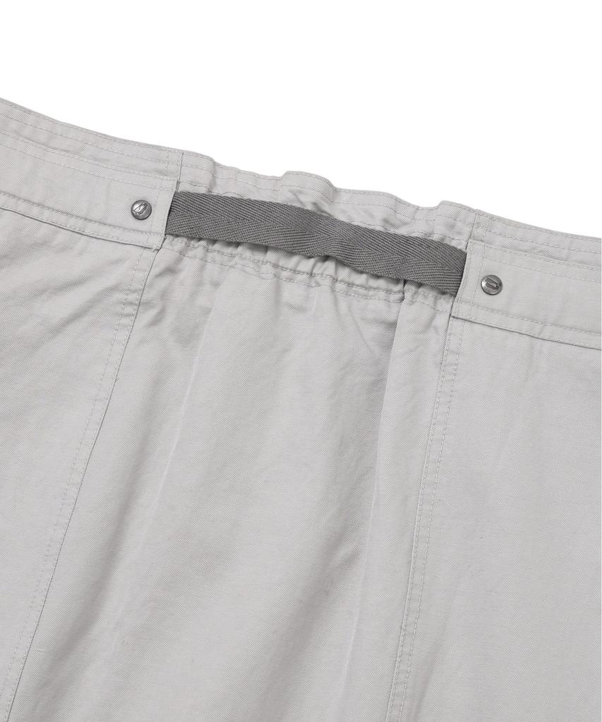 Wellbeing Express Belted Long Skirt Gray