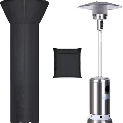 Waterproof Sunproof Patio Heater Cover, Full Coverage Dustproof Protector for Vertical Outdoor Garden Heaters