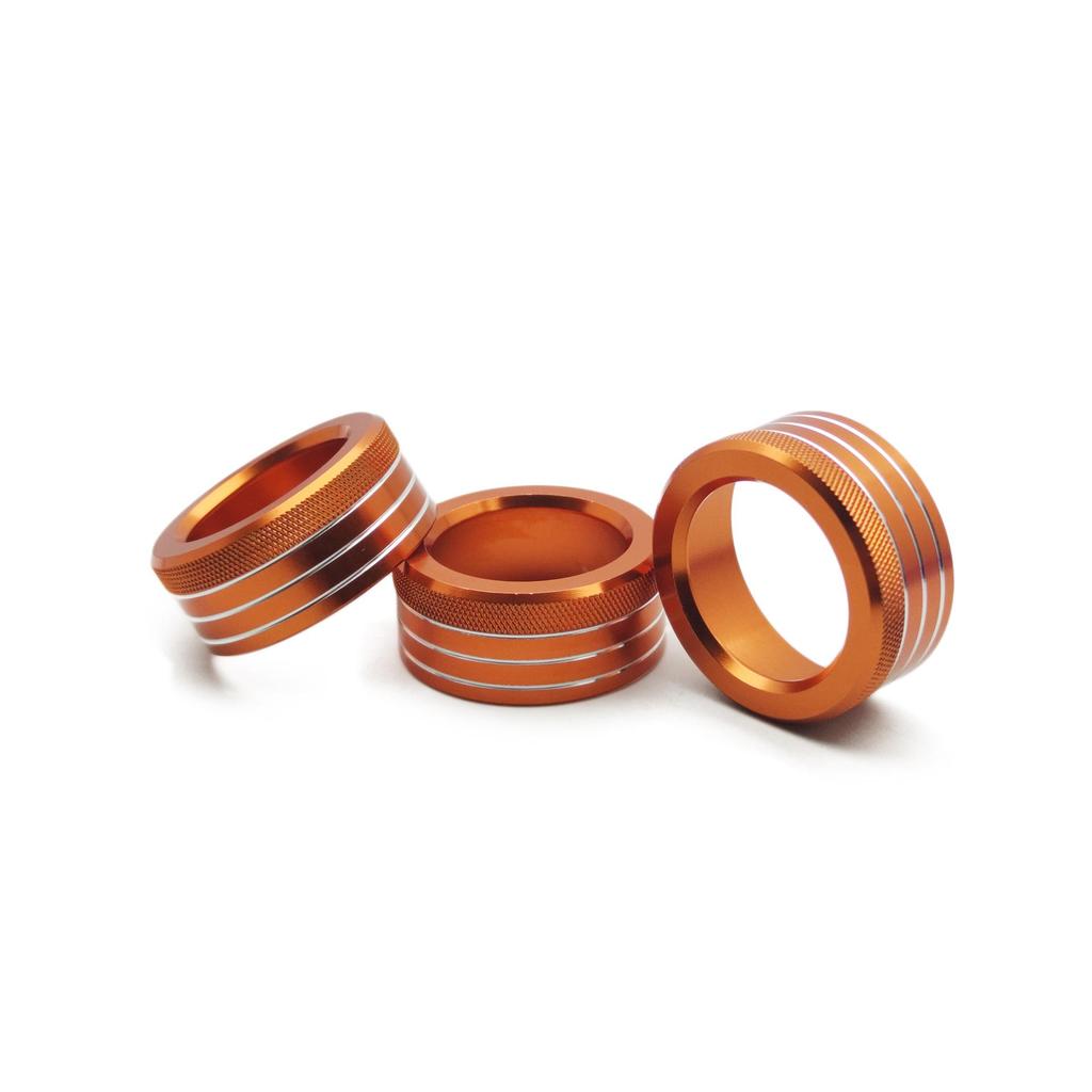 Decorative AC Knob Ring for GT86/Subaru BRZ - Fits 20 Models with Logo On Center Console.