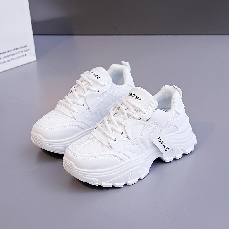 Women's Shoes Spring Internet Celebrity Dad Shoes Ins Super Fire Casual Sports Shoes 2025 Platform White Shoes Children YYT-T95
