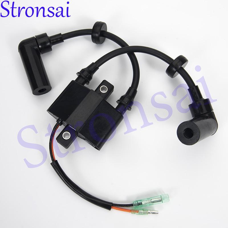Ignition Coil 66M-85570 for Yamaha 4 Stroke 9.9HP 15HP F9.9 FT9.9 F15 Outboard Motor 66M-85570-00 66M-85570-01 66M-85570-03