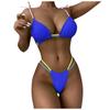 Women's Sexy Fashion Solid Color Strap Bikini Swimsuit