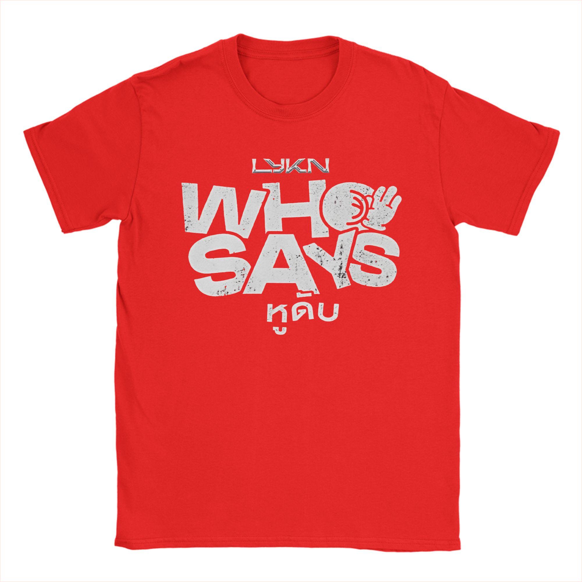 Lykn Who Says Graphic Printing T Shirts for Unisex Women 100 Cotton Tee Shirt Clothes S