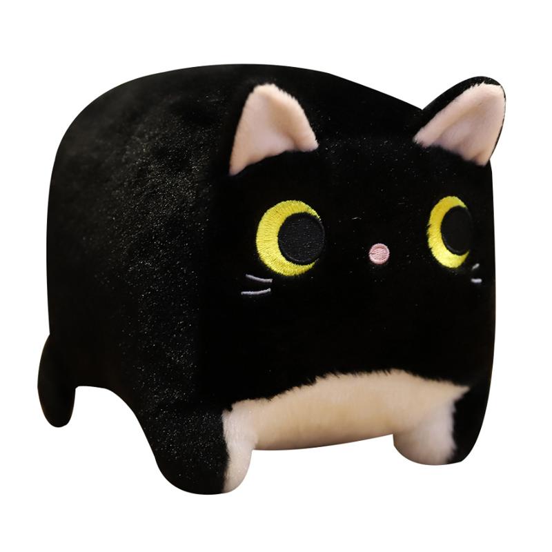 

X Pet Simulator Big Game Animal Cat Plush Cartoon Stuffed Подушка Игрушка Дети чёрный