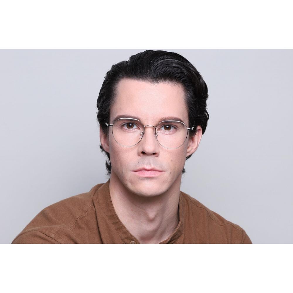 Full Rim Oval Silver Smartbuy Collection Xinyi T3046 C1 Fashion Unisex Eyeglasses