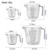 Yicang Transparent Plastic Measuring Cups, 1000ml (10-Pack)