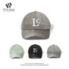Big Head Circumference LC Embroidered Cap Men's and Women's Running Sports Hat Light and Breathable Waterproof Quick-drying Baseball Cap