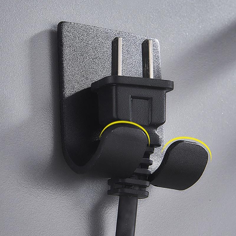Space Aluminium Storage Bracket Hanger Organizer Silver Bathroom Wall Mount Universal Rustproof Free Punch Hair Dryer Holder
