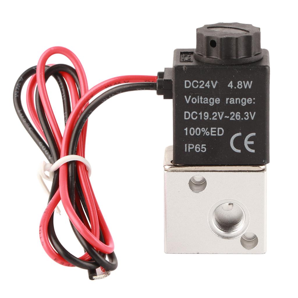 3V1?06 3 Way 2 Position 18" BSP Normally Closed Pneumatic Solenoid Air Valve( DC 24V)