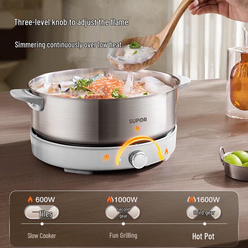 Supor 4L Electric Hot Pot & Cooker