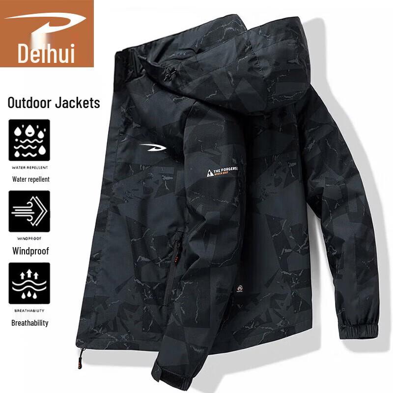 

Deerhui Men s Outdoor Windbreaker Jacket L