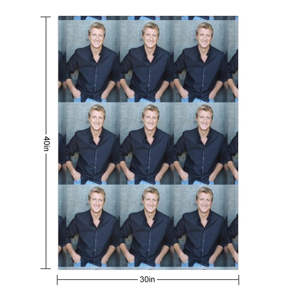 William Zabka (Johnny Lawrence Cobra Kai) Throw Blanket warm winter Tourist Blankets For Baby Extra Large Throw Blankets