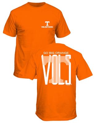 Pánske oranžové obojstranné tričko s krátkym rukávom a maskotom Tennessee Volunteers