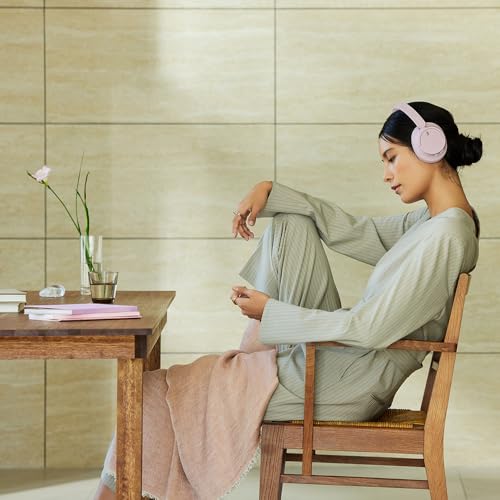 Sony WH-CH720N Wireless Noise Cancelling Headphones Pink Bluetooth 35H Ambient Sound 360 Reality Audio Microphone Lightweight 192g Fast Charging Alexa