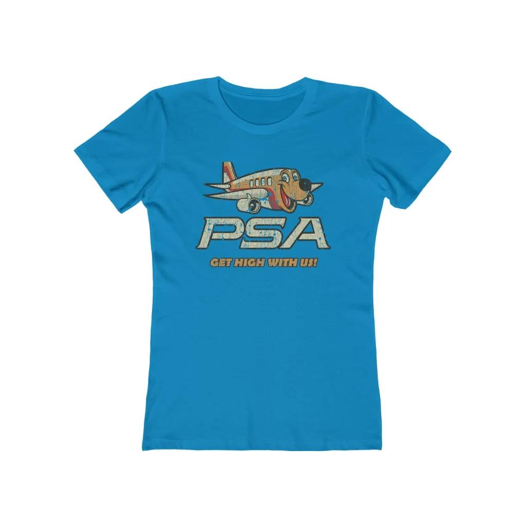 Pacific Southwest Airlines (PSA) 1982 Vintage Women s T shirt S