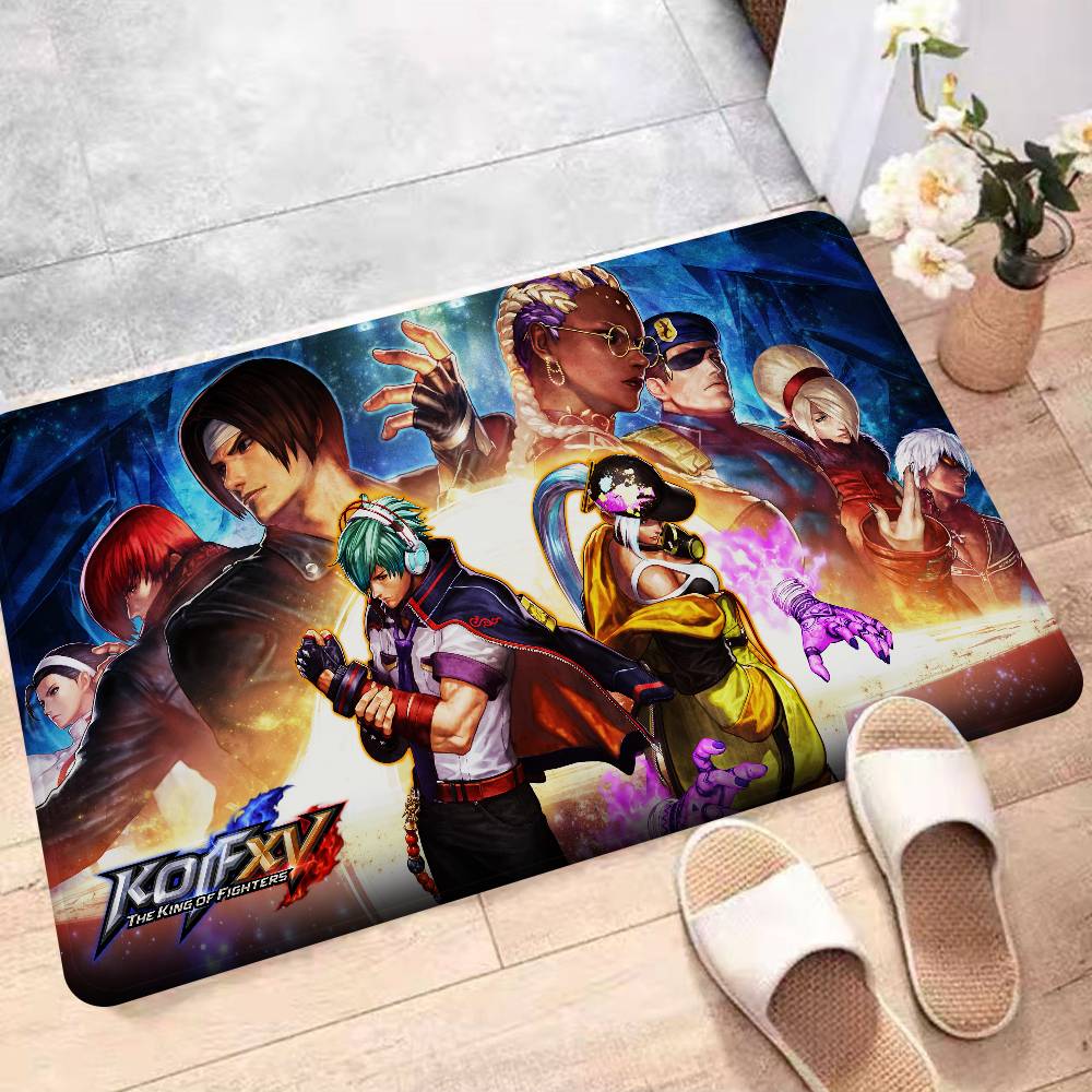 Fighting Game K-King Of F-Fights Floor Mat Rectangle Anti-slip Home Soft Badmat Front Door Indoor Outdoor Mat Hotel Decor Mat