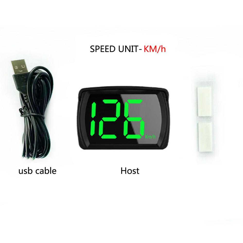 Car Headup Display MPH GPS Digital Speedometer with LED Large Font Display for Car Truck SUV Motorcycle