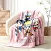 Naruto Blanket Flannel Blanket Soft Cozy Plush Throw for Sofa Bed Lightweight Home Decor