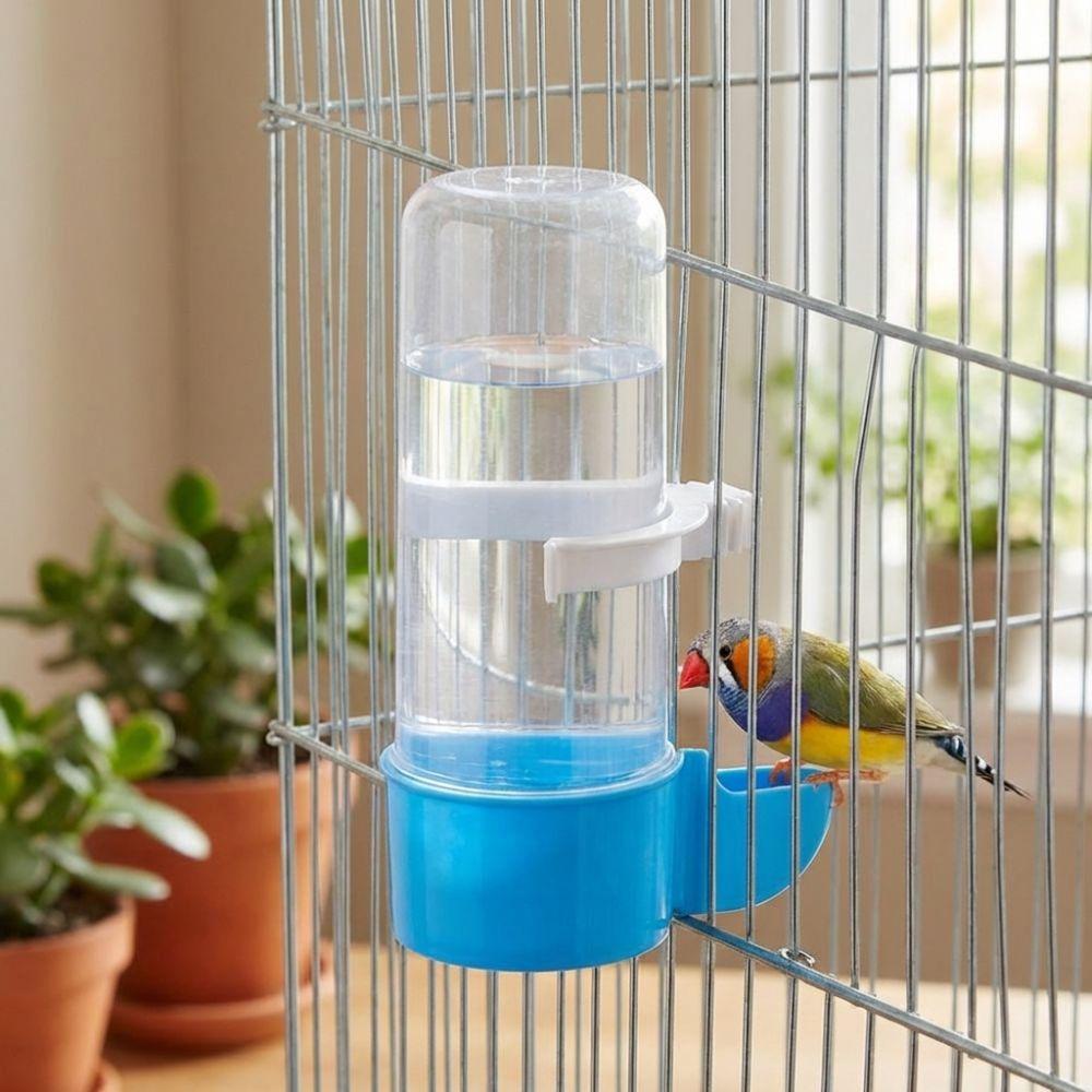 Plastic Bird Water Dispenser Leak-Proof Parrot Drinking Bottle Cage Hanging Feeder  Pet Cage