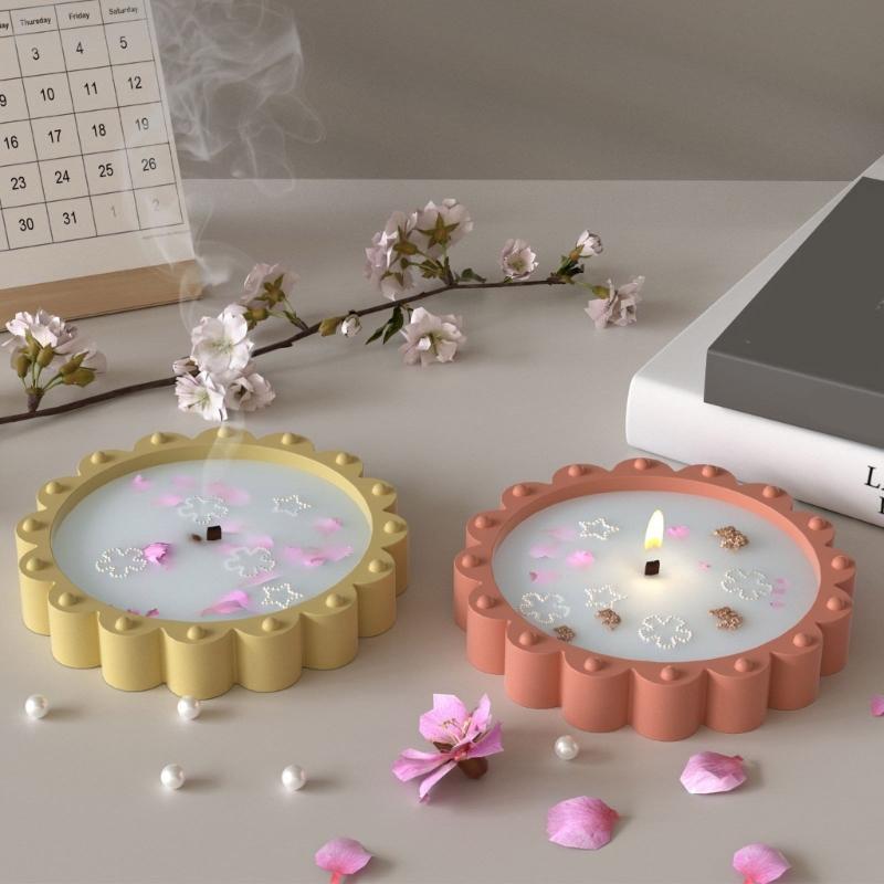 Lace Trimmed Beaded Tray Silicone Mold For DIY Jewelry Making And Home Creative Decoration Accessories