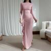 Fashion Y2K Hot Girl Style Short-sleeved Long Dress Dress for Women 2025 Autumn and Winter Casual Sexy Dress