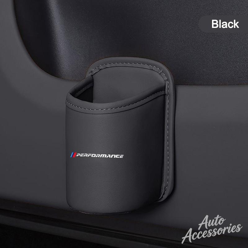 Leather Car Water Cup Box Back Seat Drink Rack Storage Auto Accessories For BMW F10 F20 F30 F40 F26 F31 F49 F86 M3 M5 X3 Sticker