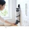 1/2/3 Pcs Hanging Mesh Bag Organizer With Breathable Grid Design Durable Straps For Kitchen Bathroom Home Storage