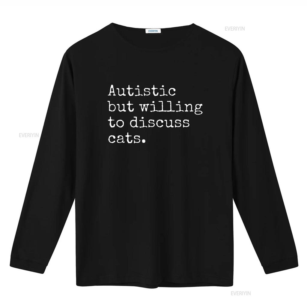 Autism Autistic Asd Aspie Feline Animal Kitten Cat Unique T Shirt for Women Trendy and Fashionable with Bold Prints Vintage