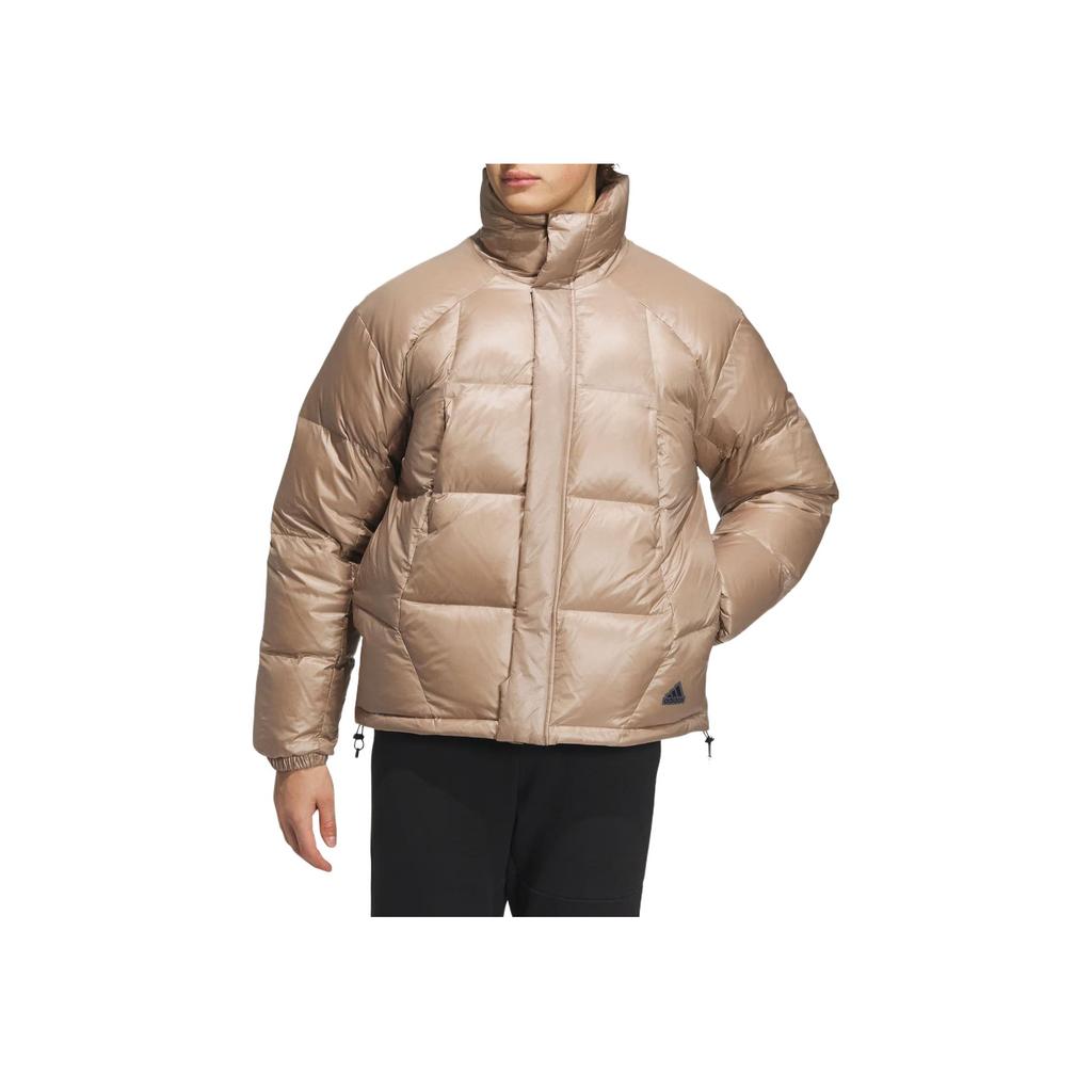 New Adidas Down Jacket Men's Pink Brown IL8931