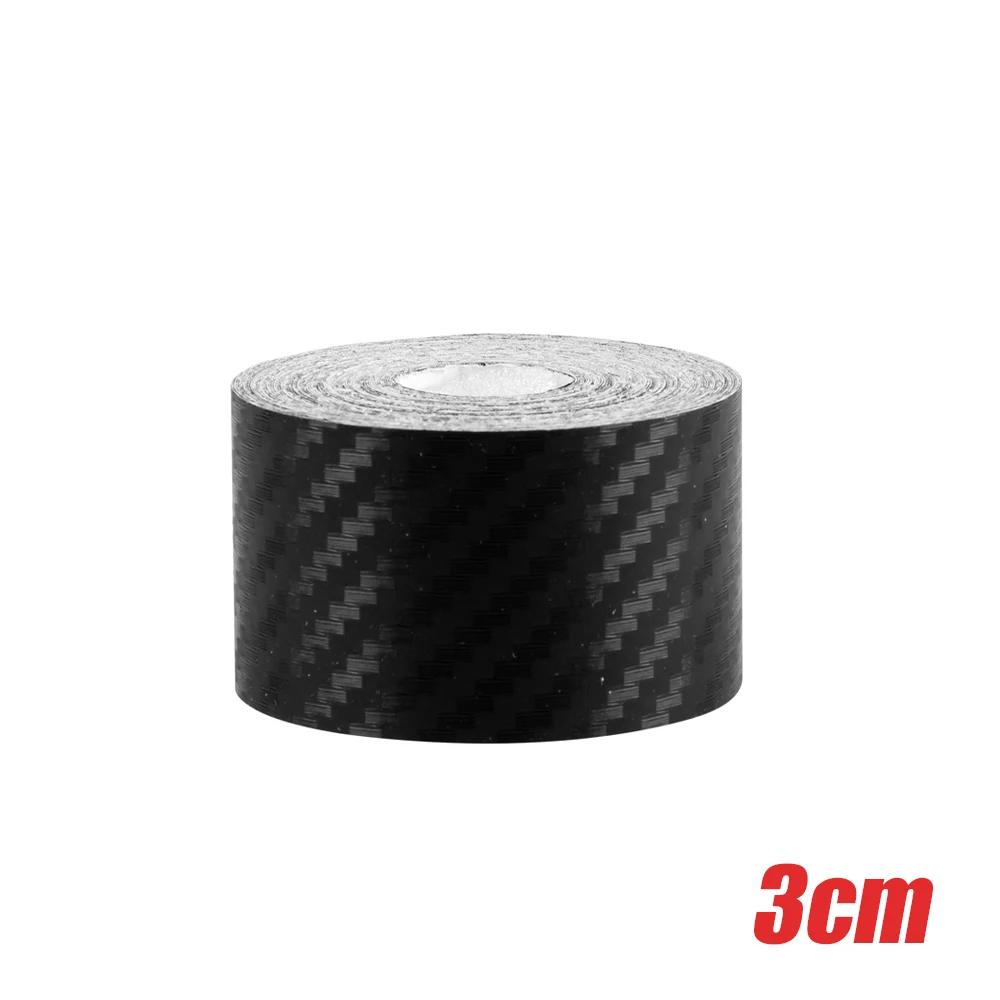 

3D Carbon Fiber Car Door Sill Protector Self-Adhesive Universal Anti-Scratch Door Sill Guard & Bumper Side Trim PVC Stickers