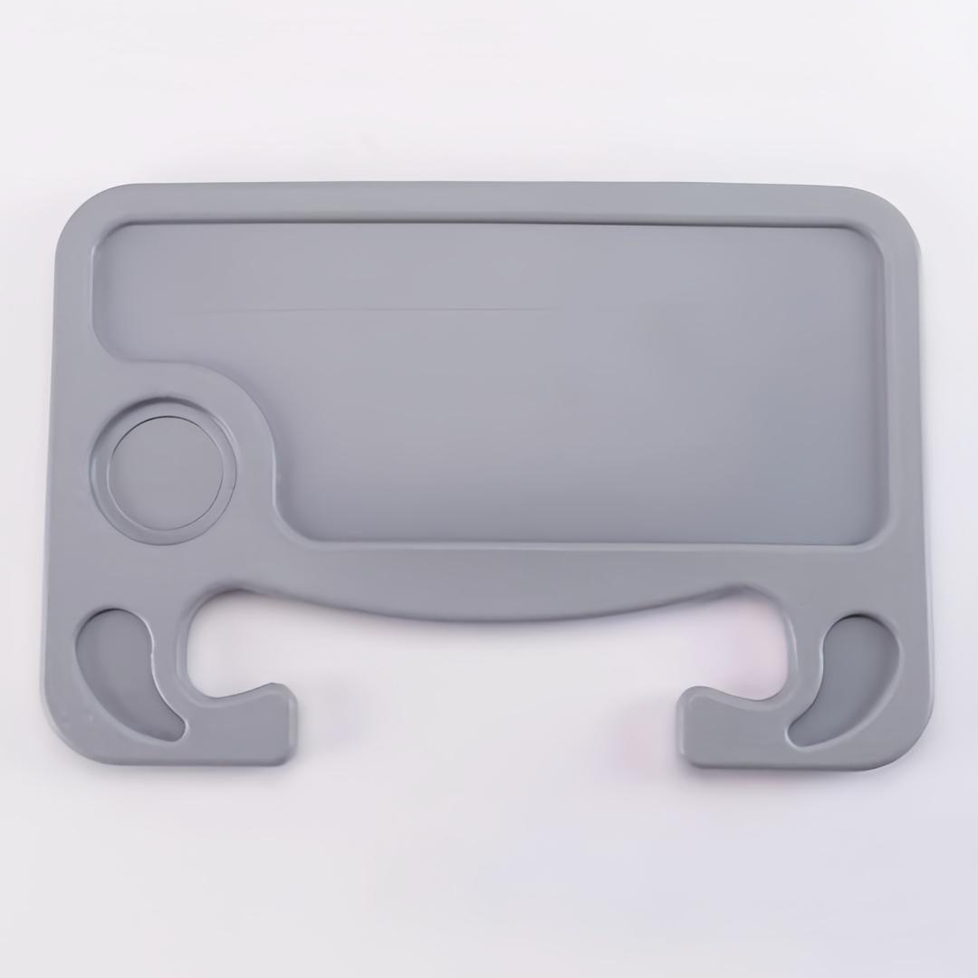 

Car Steering Wheel Table Square Card Type Multifunctional Card Table for Car Dining Work Computer Office Tray Board Cup Holder серый