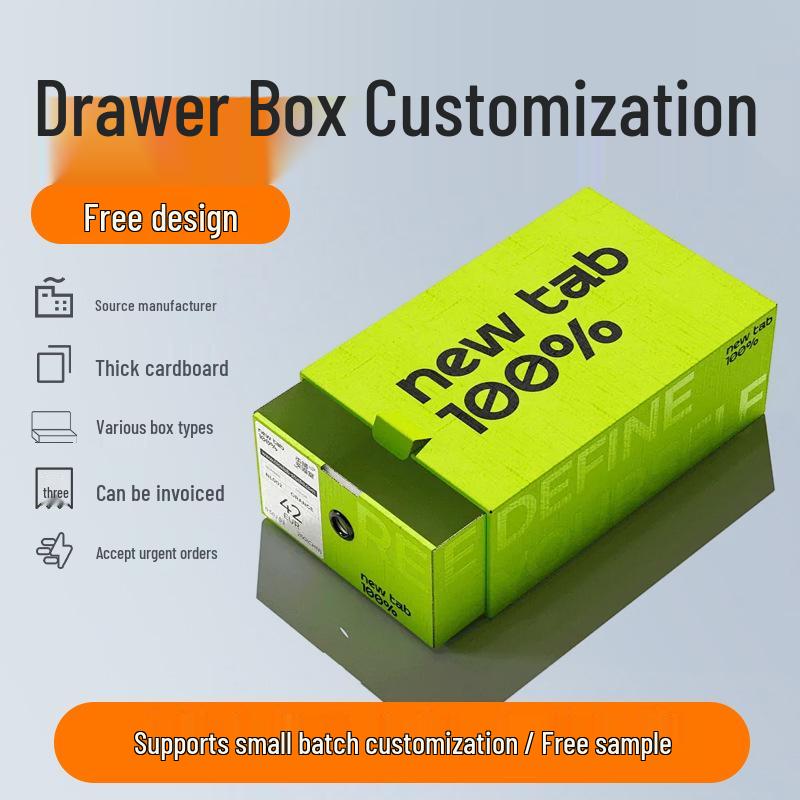 Custom High-End Folding Gift Box: Exquisite Drawer-Type, Book-Type, Flip-Top, or Top-Bottom Open with Custom Logo Options