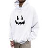 Unisex Casual Fashion Top With Drawstring Hoodie And Printed Sweatshirt