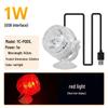 Waterdichte LED Aquarium Clip Lamp - Super Heldere Zevenkleurige Duik Spotlight