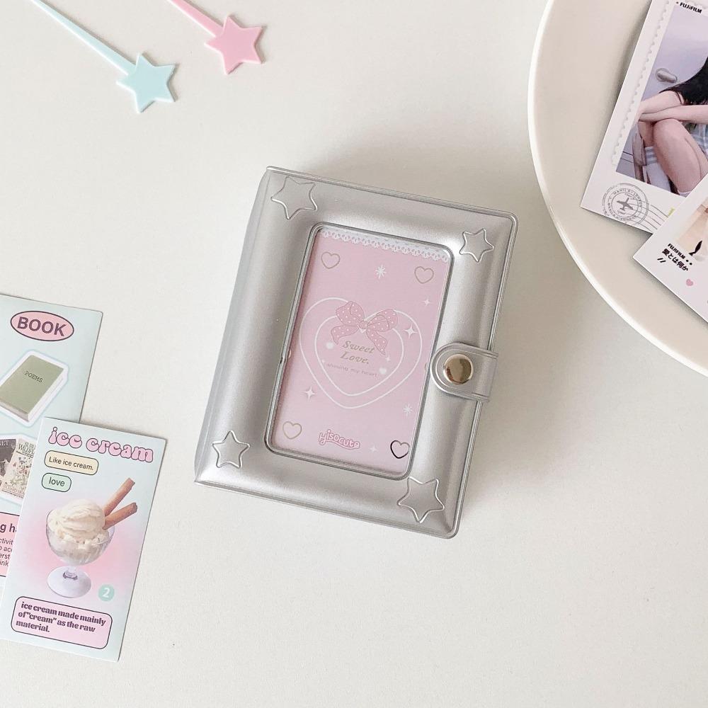 3in ID Photo Korean Photocard Holder PVC Card Cover Idol Photo Card ID Photo Photocard Frame Picture Korean Style