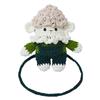 Mini Woolen Cartoon Plush Bag With Phone Pocket For Daily Use Girls Gift